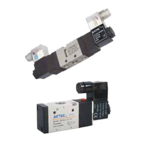 Пневмораспределители с электромагнитным и пневмоуправлением