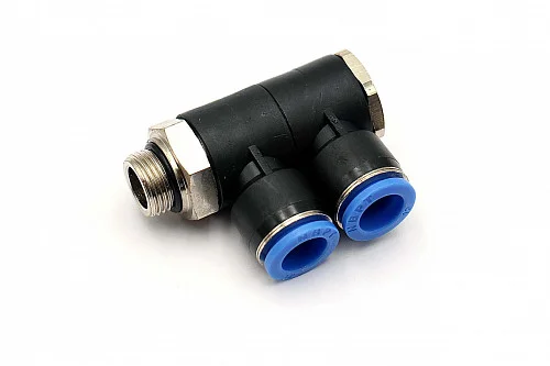 Пневмофитинг с наружной резьбой поворотный PHL(2)