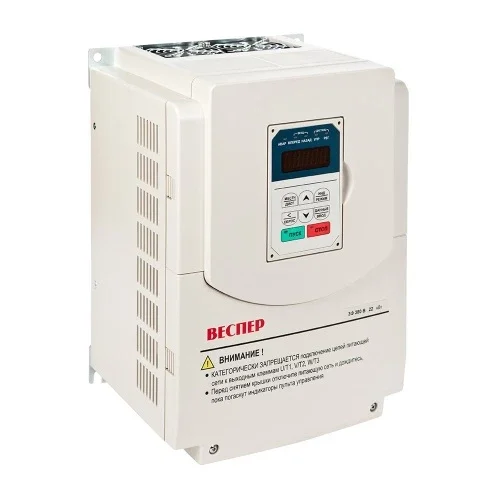 Преобразователь частоты Веспер E5-Р7500-030Н 22 кВт 380В 44А с ПИД-регуляторами и Modbus