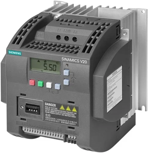 Частотный преобразователь Siemens SINAMICS V20 6SL3210-5BB21-5UV1 1.5 кВт 220В 3 фазы IP20