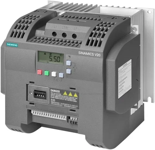 Преобразователь частоты Siemens SINAMICS V20 6SL3210-5BE25-5UV0 5.5 кВт 380В 12.5А 3 фазы IP20