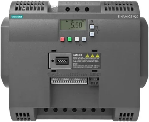 Преобразователь частоты Siemens SINAMICS V20 6SL3210-5BE27-5CV0 7.5 кВт 380В 3 фазы Modbus RTU