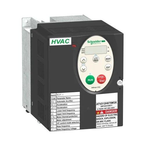 Преобразователь частоты Schneider Electric ATV212H075M3X 0.75 кВт 240В 3 фазы IP21 для HVAC