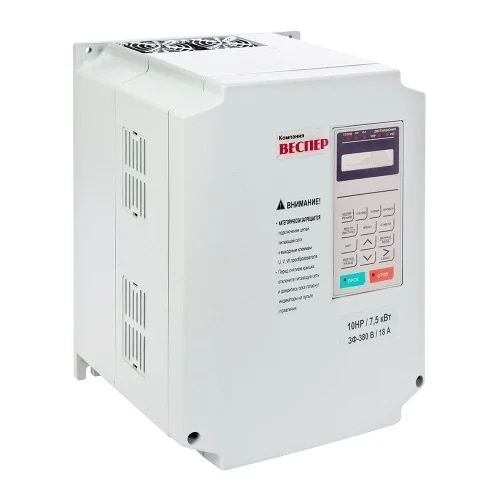 Преобразователь частоты Веспер EI-9011-010H векторный 7.5 кВт 380В с ПИД-регулятором и MODBUS/PROFIBUS
