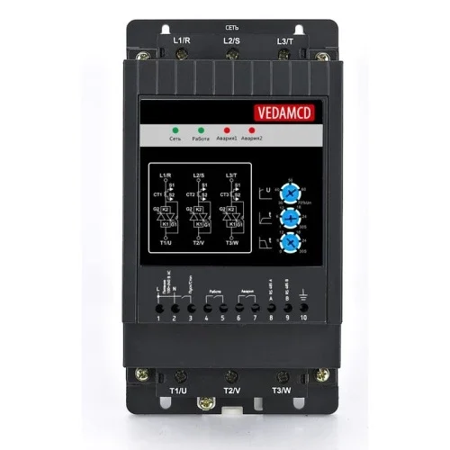 Устройство плавного пуска VEDA MCD1 1.1 кВт 380В 2.2А с Modbus и байпасом
