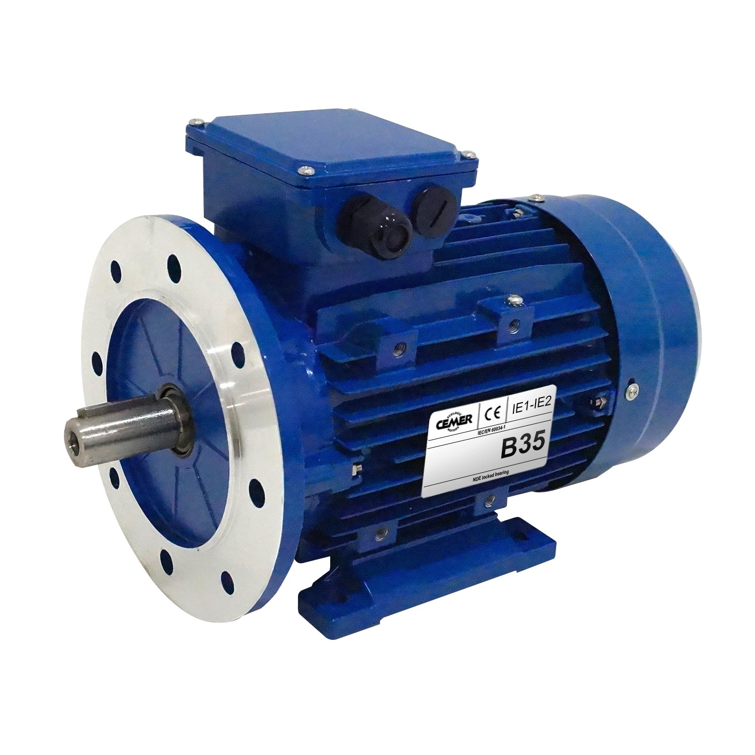 Электродвигатель АИС 100 LA4 асинхронный 2.2 кВт 1500 об/мин IM2181 IE2 IP54