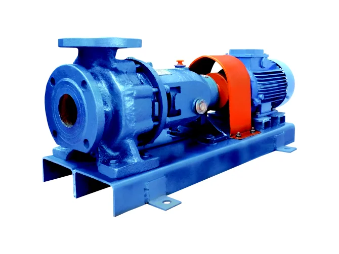 Насос центробежный консольный К80-65-160 с электродвигателем АИР 112М2 7,5 кВт, подача 50 м3/ч, напор 32 м