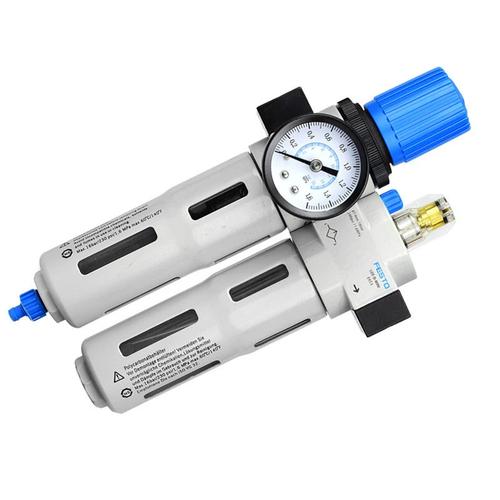 Блок подготовки воздуха FRC-D-MINI-10-AZ G3/8" 0.5-16 бар с автоматическим сбросом конденсата