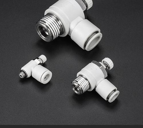 Пневмодроссель ESA 12 для регулировки расхода сжатого воздуха цанговое соединение 10 мм