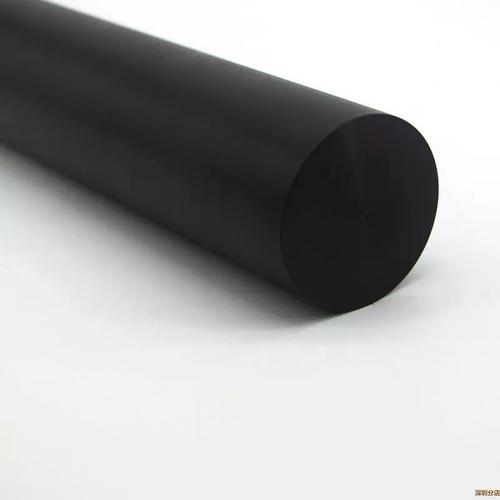 Стержень из полиацеталя ПОМ-С экструзионный диаметр 45 мм черный