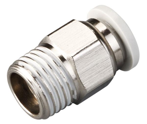 Фитинг пневматический PMF 8-03 цанговый для панельного монтажа внутренняя резьба 8 мм до 10 бар