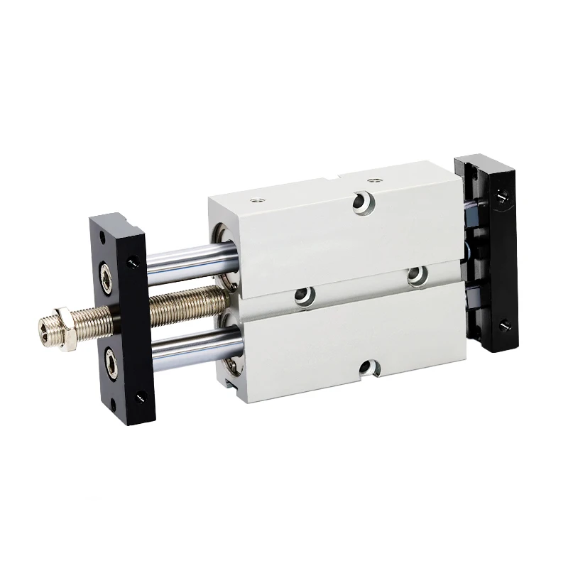 Пневмоцилиндр с направляющими MGPM25-30 пневматический диаметр 25 мм ход 30 мм