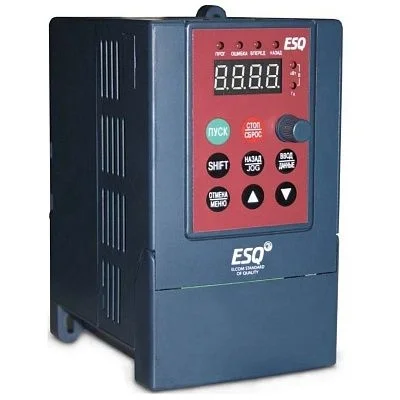 Частотный преобразователь ESQ-800-4T0007 0.75 кВт 380-460В векторного управления для тяжелых нагрузок