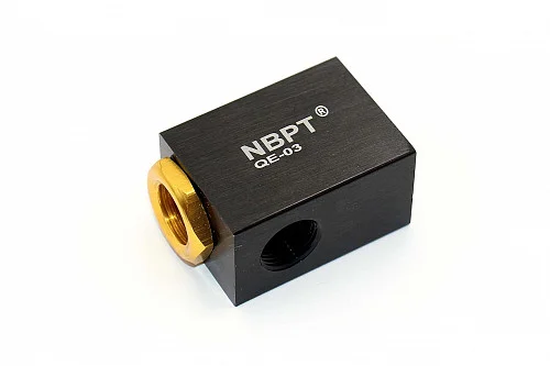 Клапан быстрого выхлопа QE 03 R3/8" латунный 0-1.0 МПа для пневмосистем