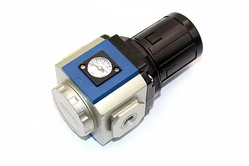 Регулятор давления GR400-03 пневматический 0.05-0.85 МПа с манометром G3/8"