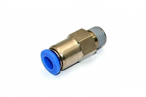 Обратный клапан CVPC 6-01 пневматический латунный с никелевым покрытием R1/8" 1.0 МПа