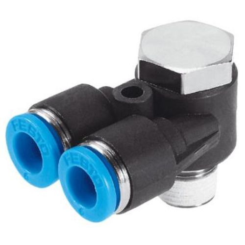 Фитинг пневматический PAF 12-03 L-образный быстроразъемный G3/8" латунь с никелевым покрытием