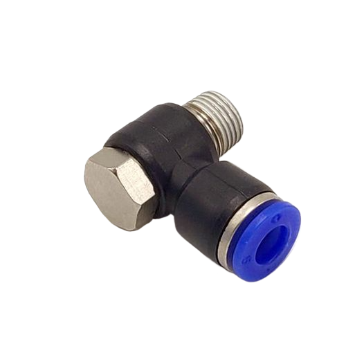 Пневмофитинг цанговый Т-образный PHF 6-G01 (R1/8") для полиуретановых/нейлоновых труб 6 мм, 1.0 МПа