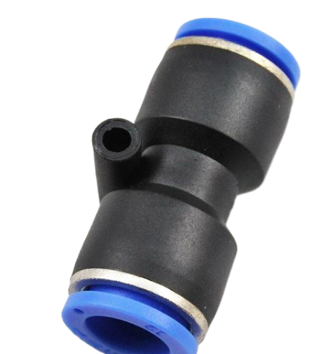 Фитинг пневматический PUC 4 цанговый прямой 1.0 МПа для полиуретановых и нейлоновых трубок