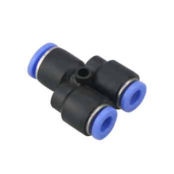 Фитинг пневматический PW 6-4 Y-образный переходной цанговый 1.0 МПа для полиуретановых и нейлоновых труб