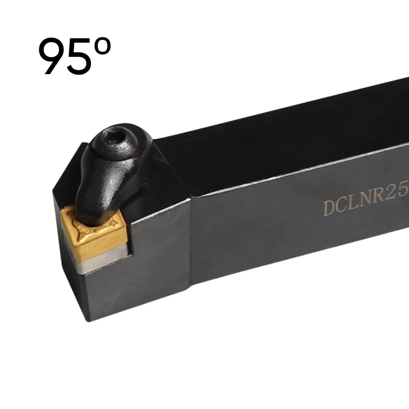 Державка токарная Sant DCLNR2525M12 для наружного точения левого исполнения с ромбической пластиной 90°