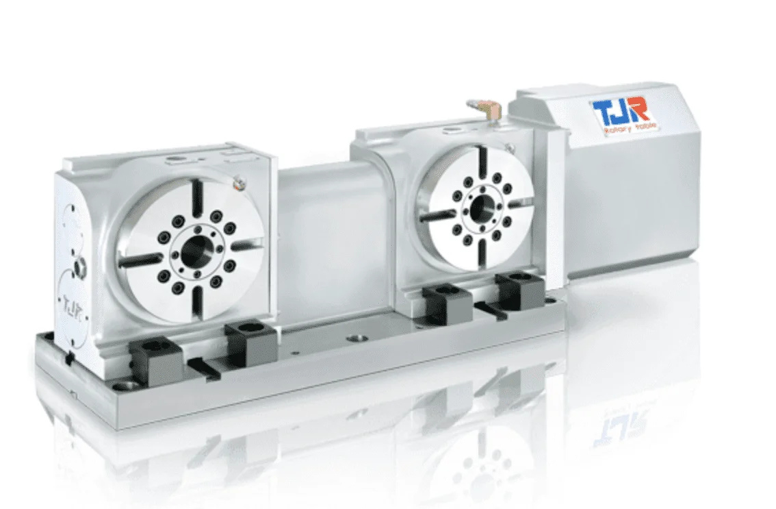 Поворотный стол многошпиндельный AR-125-2W с ЧПУ диаметр 125 мм 2 позиции пневматический зажим