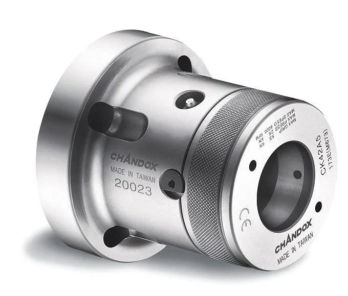 Цанговый гидравлический патрон Chandox CK30A4 112 мм для токарных станков Ø3-30 мм 7000 об/мин