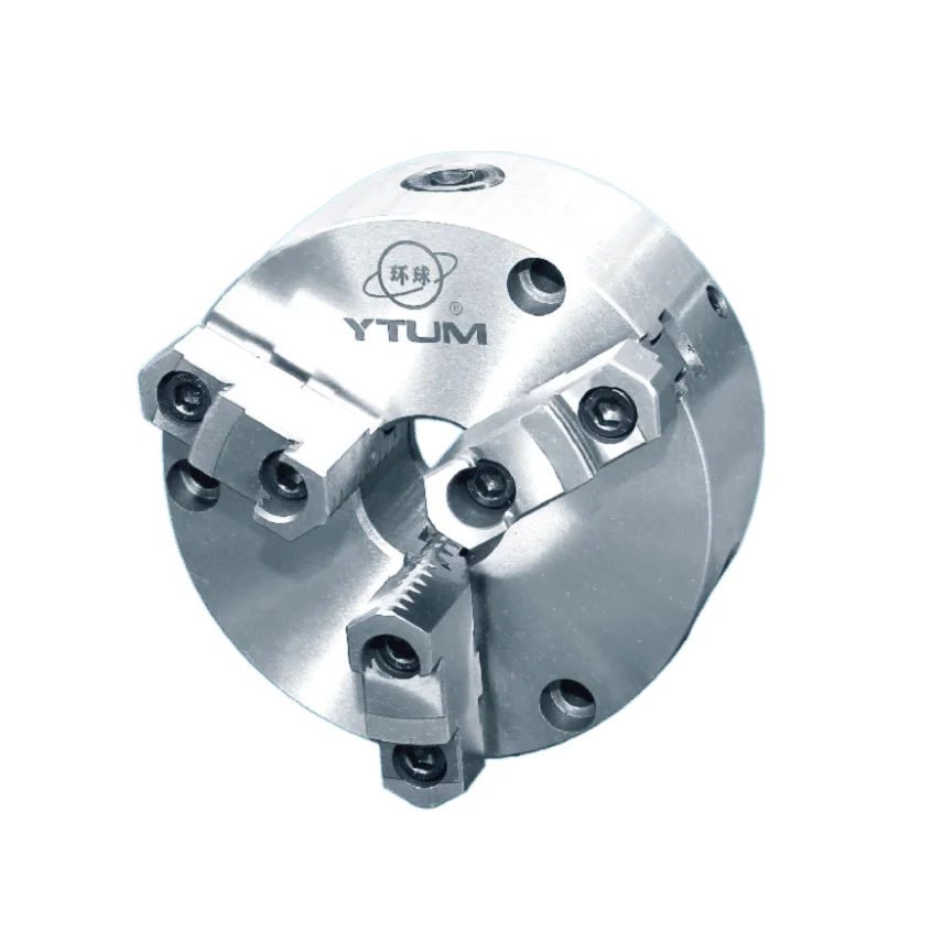 Патрон токарный трехкулачковый Ytum K31 167A самоцентрирующийся ручной D167 мм тип А сборные кулачки