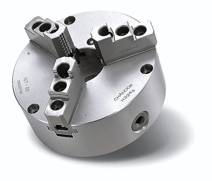 Патрон токарный трехкулачковый NT-12 ручной ø15-370 мм 2100 об/мин точность ≤0.03 мм