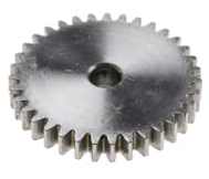 Шестерня цилиндрическая прямозубая CHIARAVALLI M5 Z=55 модуль 5 без ступицы De 285 мм