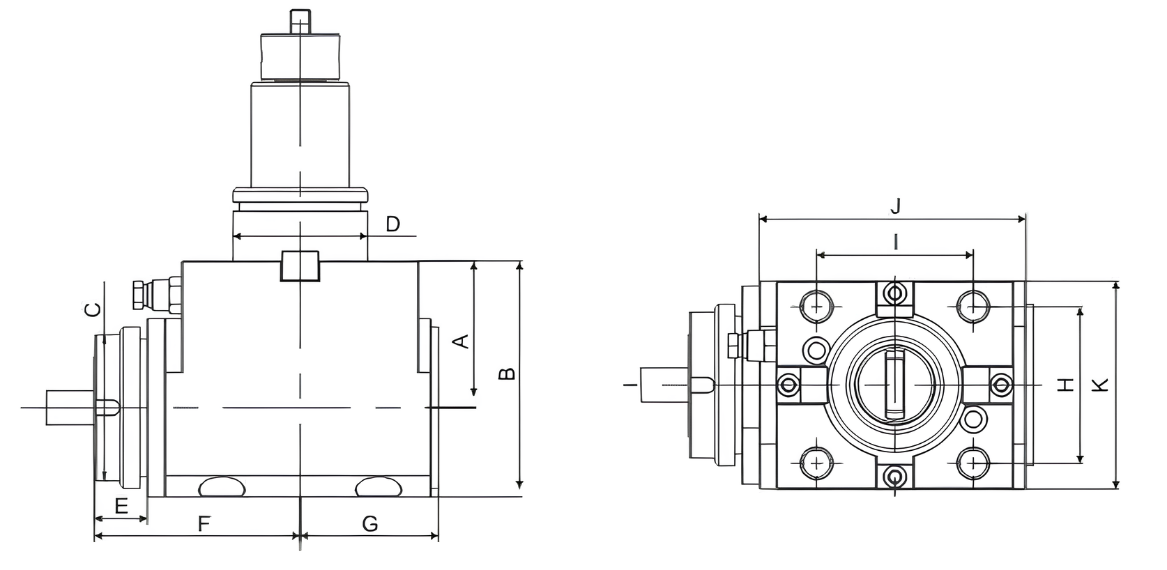 Радиальный приводной блок BMT60-ER40 Mori Seiki 4000 об/мин внешняя подача СОЖ крепление M12