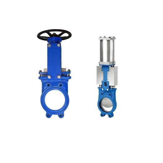 Задвижка шиберная ножевая Orbinox EX-01 DN65 PN10 с пневмоприводом, чугун/EPDM