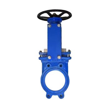 Задвижка шиберная ножевая Valstok VA-013-01-0150-PN10-SsP-HW(N)-N Ду150 Ру10 межфланцевая, шток - невыдвижной, корпус - чугун GJS-400-15 (GGG40), нож - нержавеющая сталь AISI304, уплотнение - NBR, управление - штурвал