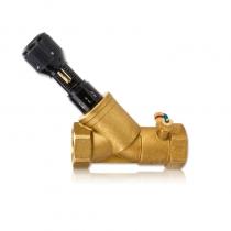 Клапан балансировочный муфтовый Cimberio 727 Ду15 PN20 латунь ручной для систем отопления