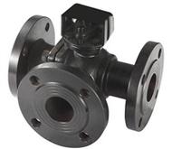 Клапан запорно-регулирующий MUT VDF3 трехходовой смесительный DN80 PN6 Kvs 150 фланцевый чугунный