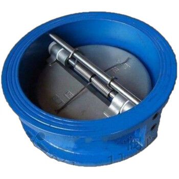 Клапан обратный межфланцевый Ci DN65 PN16 двухстворчатый чугунный для воды и нейтральных сред