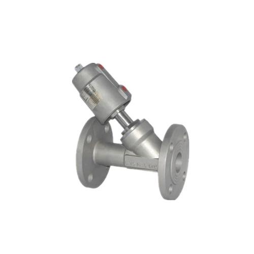 Клапан отсечной седельный ПГС КНО-ПГ-Ф Ду20 Ру16 с пневмоприводом, нержавеющая сталь 304, нормально-закрытый