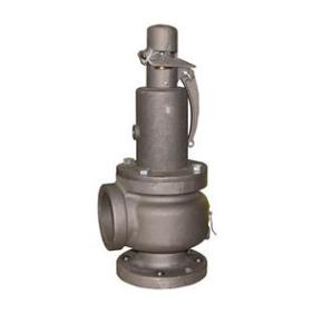 Клапан предохранительный полноподъемный пружинный угловой Арма-Пром 17с28нж DN25x40 PN16 фланцевый 0,4-0,8 МПа