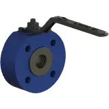 Кран шаровой Маршал 11с67п Ду100 Ру16 межфланцевый стандартнопроходной двухходовой сталь 20 фторопласт