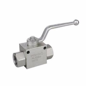 Кран шаровой LSQ KHB-NPT 1/2" DN13 PN500 полнопроходной муфтовый, углеродистая сталь, PTFE, ручка-рычаг