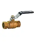 Кран шаровой Синергия СИН145 Ду16 Ру100 стандартнопроходной секторный, двухходовой, сталь 40Х, уплотнение - резина, наружная резьба, ручка-рычаг