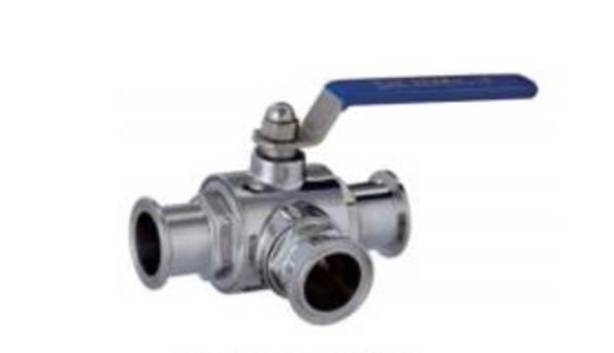 Кран шаровой трехходовой Маршал 11с67п Ду15 Ру40 муфтовый полнопроходной углеродистая сталь 20