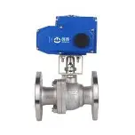 Кран шаровой САЗ 11с967п фланцевый Ду25 Ру16 полнопроходной с электроприводом сталь 20