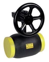 Кран шаровой Broen Ballomax КШТ 61.102.500 Ду500 Ру25 стандартнопроходной, двухходовой, сталь 09Г2С, уплотнение - PTFE, под приварку, с редуктором