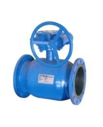 Кран шаровой Dendor F3530 Ду400 Ру16 фланцевый стандартнопроходной с редуктором углеродистая сталь PTFE